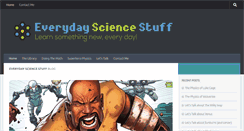 Desktop Screenshot of everydaysciencestuff.com